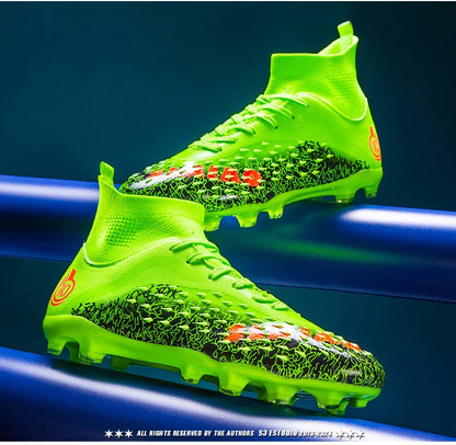 Men Professional Football Shoes Society Cleats Soccer Shoes Original Indoor Football Field Boots Grass Training TF/FG Sneaker