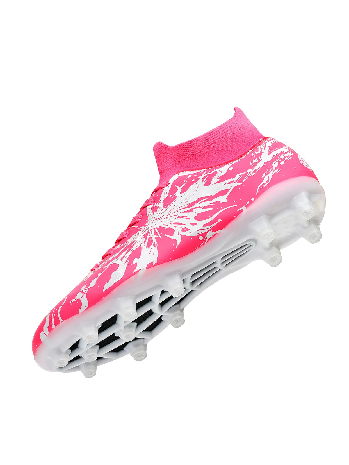 Chaussures de football ultra légères AG FG, tissu PU anti-transpiration, semelle TPU résistante à l'usure, ajustement confortable, unisexe, baskets d'entraînement sur herbe naturelle