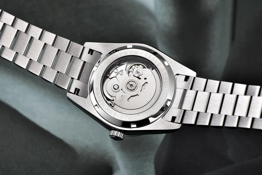 Montre PAGANI DESIGN DD40 pour homme – Modèle en or rose, montre-bracelet mécanique de luxe, mouvement automatique, verre saphir avec traitement antireflet, étanche