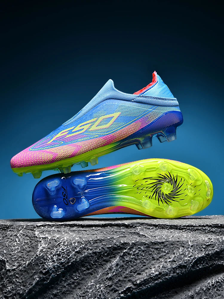 Herren-Fußballschuhe New Society für Rasen, atmungsaktive ultraleichte Outdoor-Sportschuhe für Erwachsene, Fußball-Sneaker für Herren