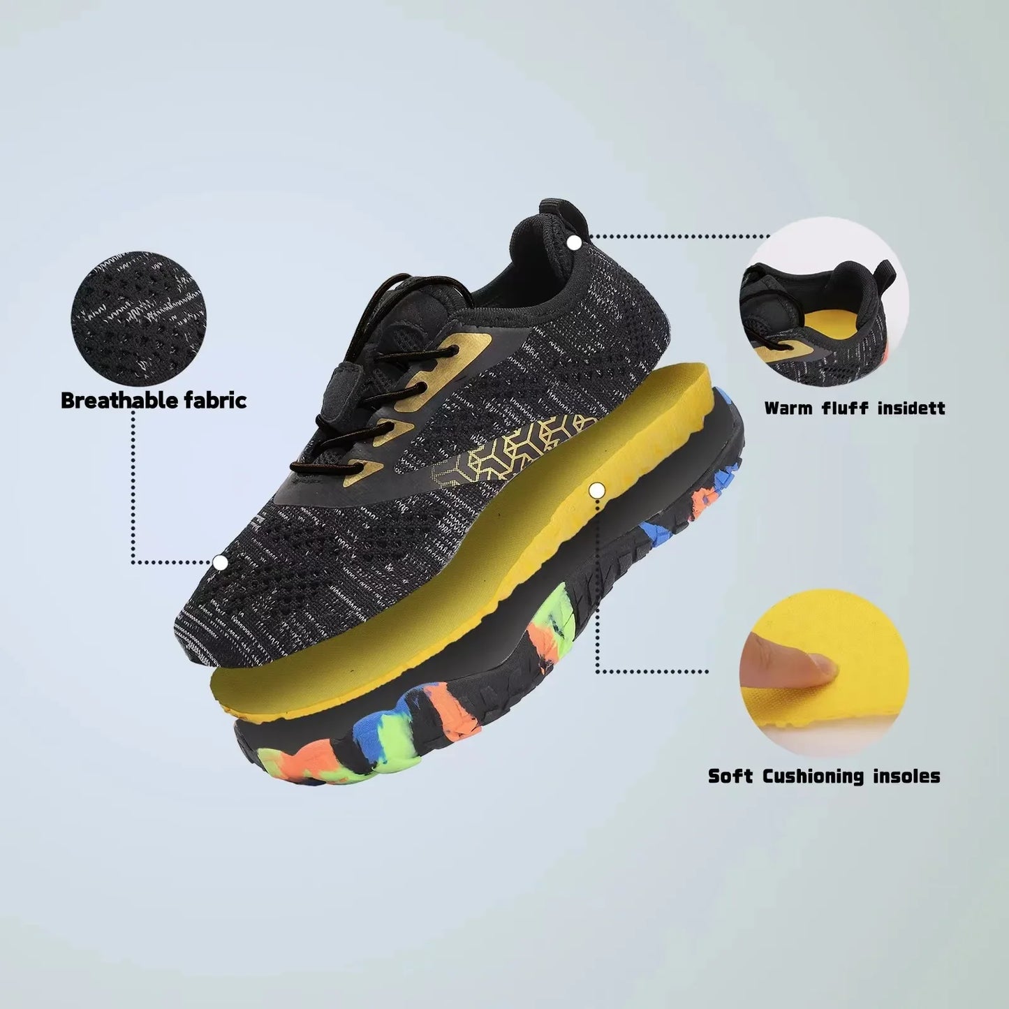New Children's Aqua Shoes Women Colorful Walking Sports Upstream Wading Sneaker Breathable Mesh Five Fingers Swimming Water Shoe