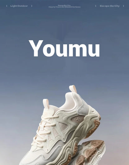 Xtep Casual Shoes Spring And Summer Lightweight Sports Shoes Thick Sole Fashionable Street Style Sneakers 875319320004