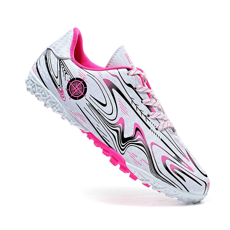 Kids Youth Soccer Cleats Football Shoes Men Non-Slip Breathable Lightweight Training Sneakers Boys Children Football Match Boots