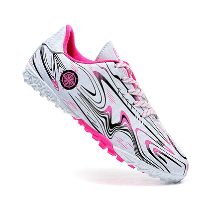 Kids Youth Soccer Cleats Football Shoes Men Non-Slip Breathable Lightweight Training Sneakers Boys Children Football Match Boots