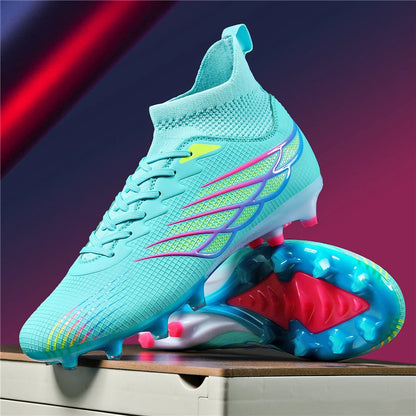 2026 New Superfly FG Football Boots Outdoor Soccer Cleat Black Shoes Soft Sport Professional Shoes Breathable Comfortable Boots
