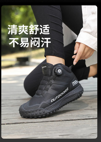 CAMSSOO Hiking Shoes Men Snow boots Outdoor Sports Climbing Shoes women Trekking Sneakers ankle boots hunting shoes travel boots