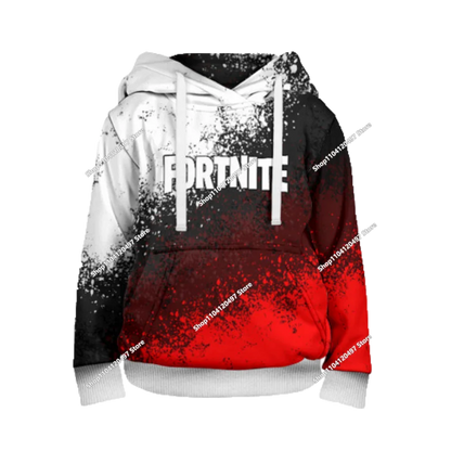 Fortnite Παιχνίδι Μάχης Φούτερ με 3D εκτύπωση Ρούχα δρόμου Παιδικά φούτερ σε υπερμεγέθη στυλ Φούτερ με κουκούλα Ανδρικά παλτά Ρούχα