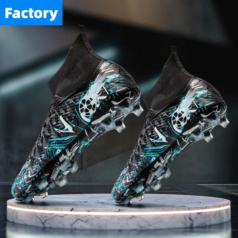 Sapatilhas de futebol profissional para homem, sapatilhas com pitões, sapatilhas de futebol originais, botas para campo de futebol de interior, treino em relva, TF/FG, ténis