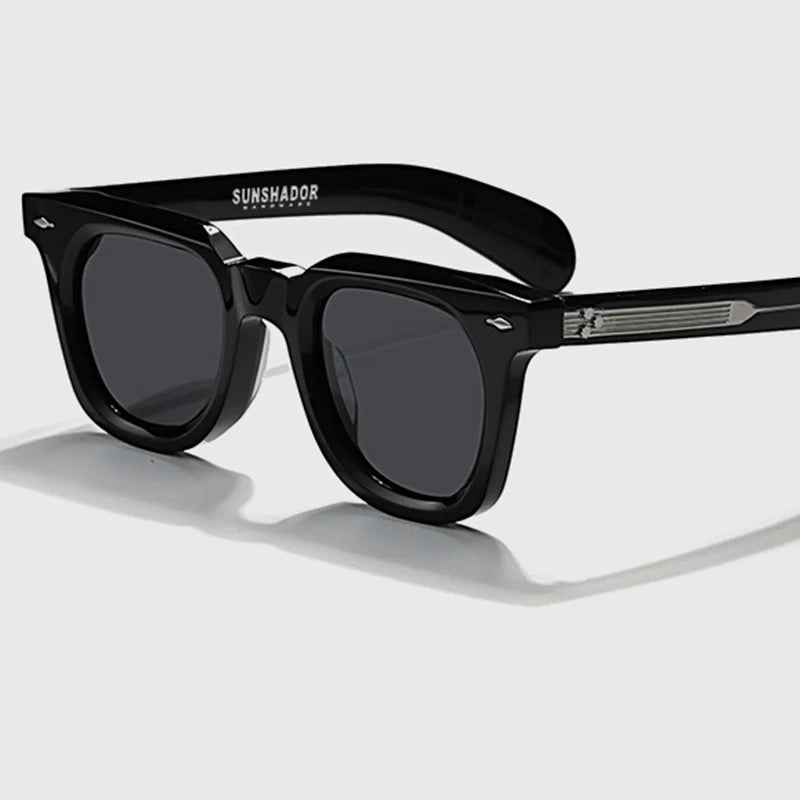 Luxury Brand Designer Classic Acetate Tortoise High Quality Sunglasses Man Retro Eyewear Fashion Men Outdoor Eyeglasses 148mm