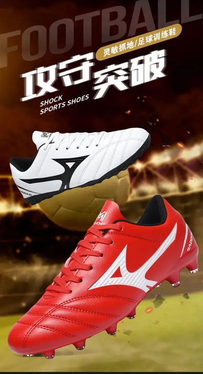 Hybrid Stud Soccer Boots With Durable Anti-slip Performance, Comfy To Wear For Casual Football Exercise And Competitive Games