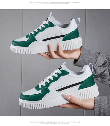 Chaussures décontractées pour femmes, respirantes, plates, baskets blanches, chaussures de sport pour femmes, chaussures de course, de marche en plein air pour hommes