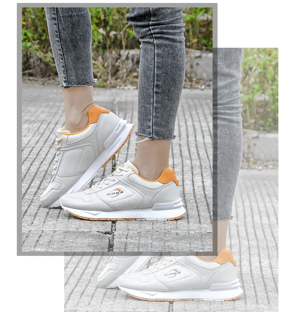 BONA New Designers Brand Classics Lehké tenisky Dámské módní běžecké boty Ležérní obuv na chůzi Dámská pohodlná obuv