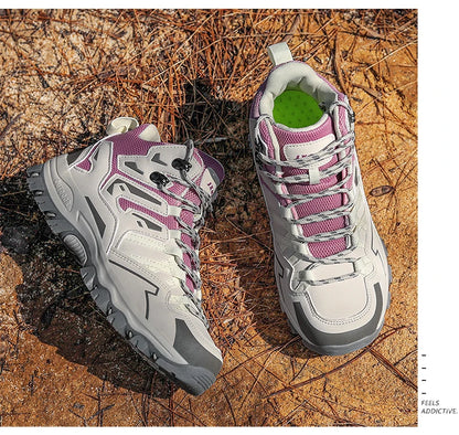 Zapatillas de senderismo unisex, zapatillas deportivas para actividades al aire libre, botas de acampada, zapatillas impermeables de mujer para caminar, zapatillas de senderismo antideslizantes