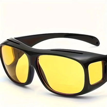 2 szt. Okulary z widzeniem nocnym do jazdy samochodem, okulary przeciwsłoneczne, okulary sportowe na świeżym powietrzu, do jazdy na rowerze i wędkowania, na dzień i na noc, unisex