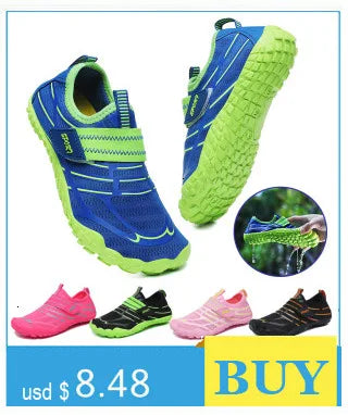 Vattenskor för barn, snabbtorkande strandskor, vattenskor för pojkar och flickor, barfota-sportskor, vadningsskor, sneakers för barn, dykning, fiske, surf-sandaler