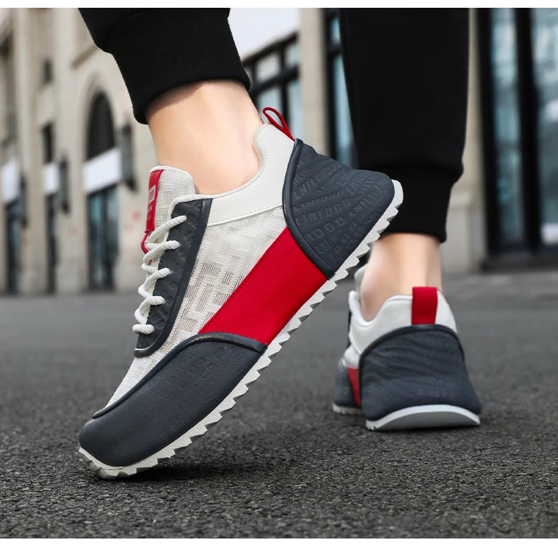 Brand protection 2026 new men's lightweight non-slip breathable wear-resistant running sports fashion versatile casual shoes