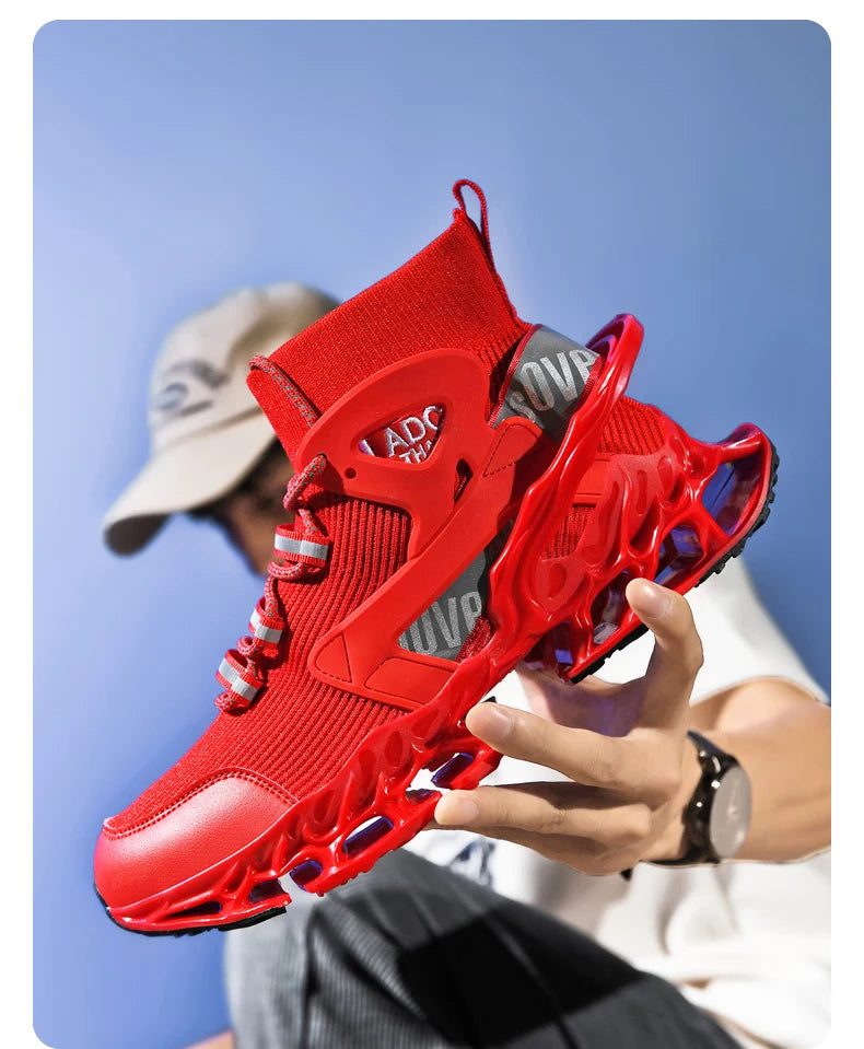 Chaussures de course respirantes pour hommes, baskets pour hommes, mocassins à la mode, chaussures de tennis décontractées, course d'entraînement, luxe