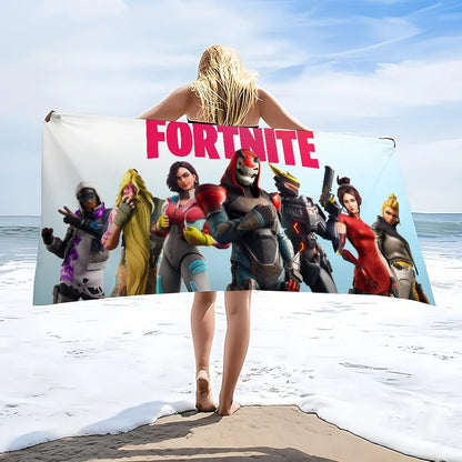 Towel Beach Bath Quick-Drying Lightweight Portable F-FORTNITES-ES Sauna Camping Swim Game Pool Travel
