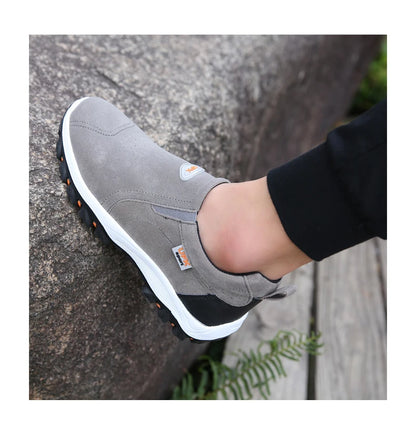 Sapatos desportivos casuais para homem, para caminhadas ao ar livre, acampamento, corrida leve e jogging, mocassins antiderrapantes, sapatos de caminhada, tamanhos grandes 38-50