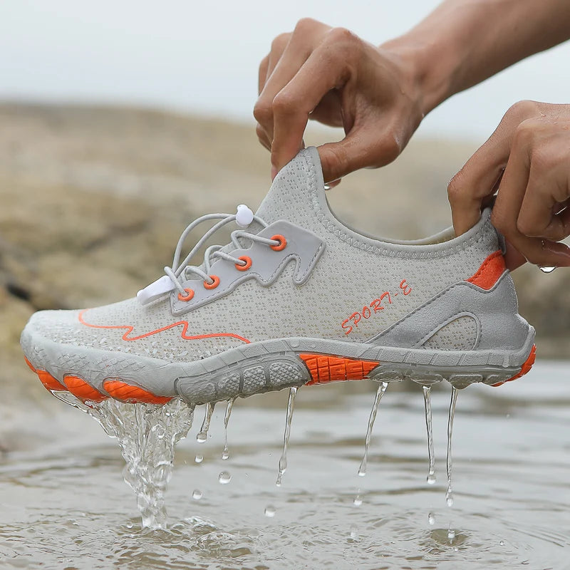 Herren-Watschuhe, Barfuß-Schuhe, schnell trocknende Strandschuhe, Outdoor-Schuhe, rutschfeste Schuhe, Schwimmschuhe für Stromströmungen, Tauchschuhe, Damenschuhe für Wassersport