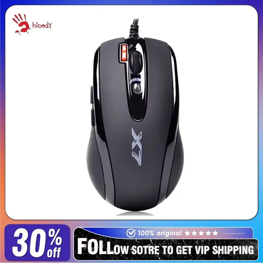 A4TECH Bloody X7-710K Wired Mouse 2000dpi Macro Programming Laptops Accessories CF/LOL/World of Warcraft E-sports Gamer Mouse