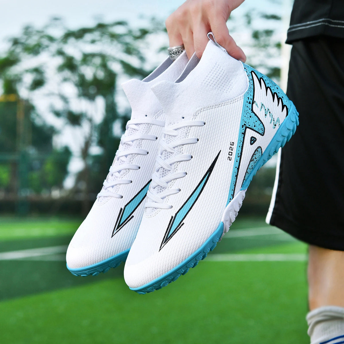 Profesjonalne buty piłkarskie dla mężczyzn, buty piłkarskie dla dorosłych, buty piłkarskie typu cleat, ultralekkie buty treningowe do piłki nożnej, buty sportowe do uprawiania sportów na świeżym powietrzu