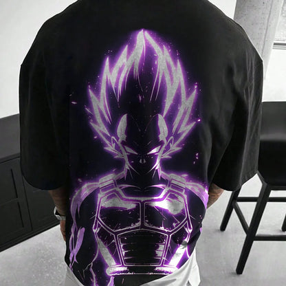 Dragon Ball Men's and Women's T-shirt Vegeta Anime Brand Design Sense Tee Summer Spring Boy's Short Sleeves Parent-child Outfits