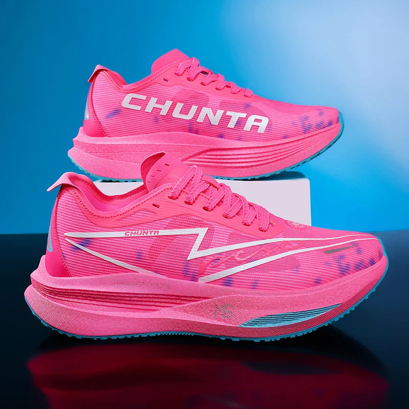 Herren-Sportschuhe Laufschuhe mit Carbonplatte Herren-Marathon-Sneaker Rennschuhe Stoßdämpfende Leichtathletik-Trainingsschuhe für Damen