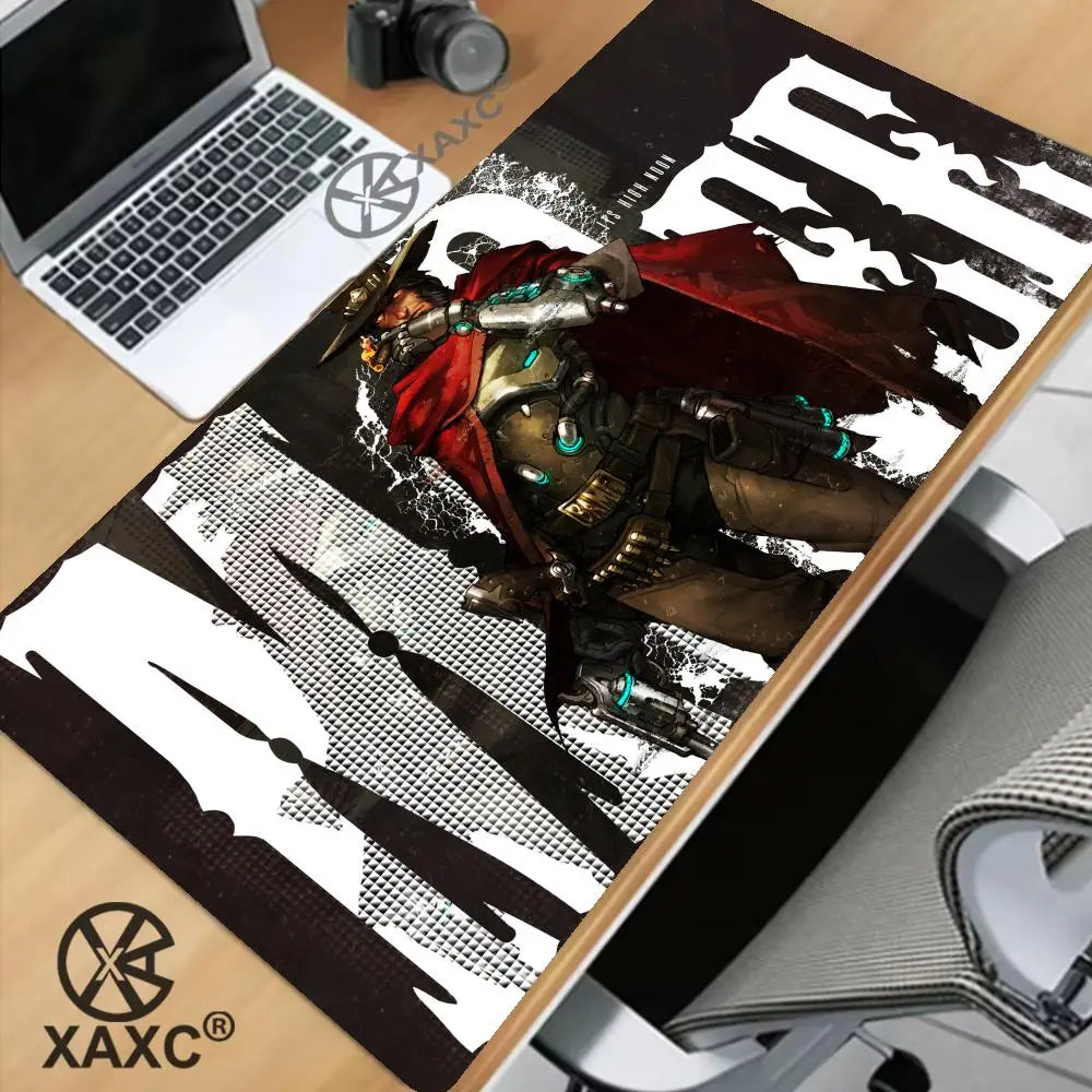 Mouse pad mare Overwatch Kawaii XXL pentru gaming, covoraș de birou PC, suport pentru tastatură, accesorii gamer, MousepadXAXC