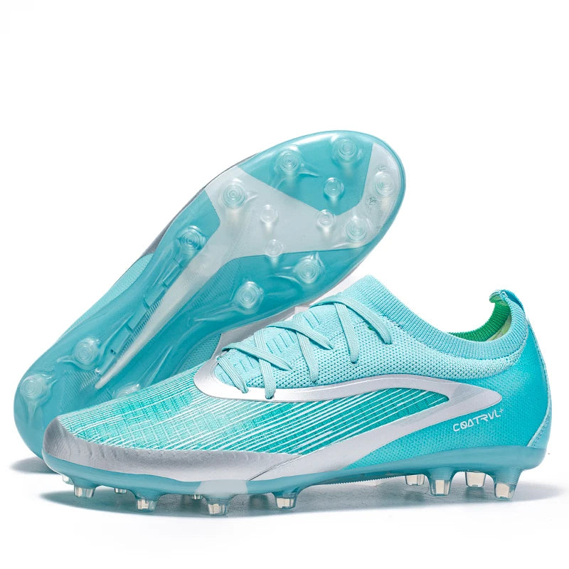 Bottes de Football professionnelles antidérapantes, baskets de sport sur le terrain, TF/FG, chaussures d'entraînement ultralégères, crampons de Football