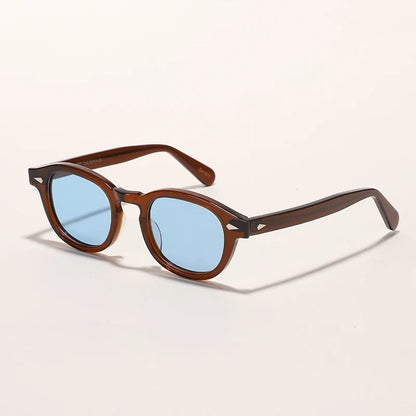 Lemtosh Sunglasses Man Johnny Depp Polarized Sun Glasses Woman Luxury Brand Vintage Acetate Frame Driver's Shade