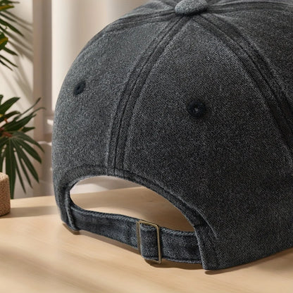Absolutely Not Embroidery Baseball Cap High Quality Classic Washed Vintage Duckbill Cap Soft Comfortable Sweat-Absorbing Breatha