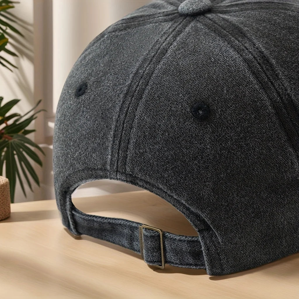 Absolutely Not Embroidery Baseball Cap High Quality Classic Washed Vintage Duckbill Cap Soft Comfortable Sweat-Absorbing Breatha