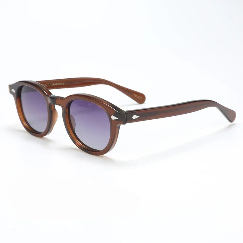 Polarized Sunglasses Men Sun Glasses Woman Johnny Depp Lemtosh Luxury Brand Vintage Acetate Frame Goggles