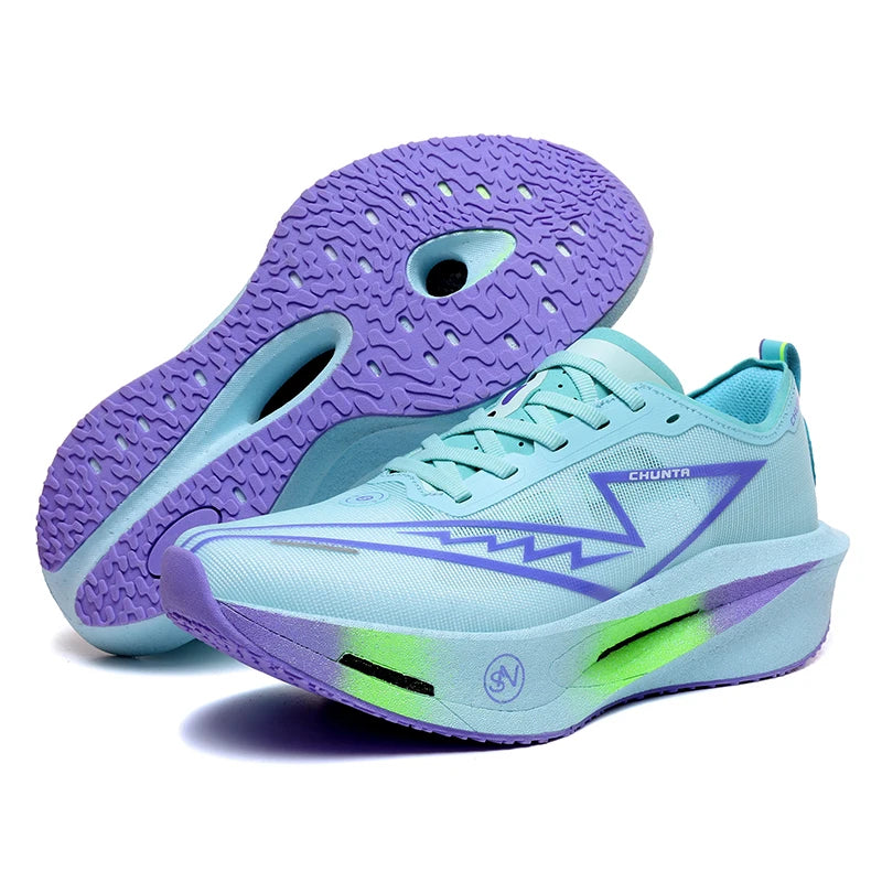 Men Running Shoes Carbon Board Marathon Speciality Sports Breathable Lightweight Women's Comfortable Athletic Chunta Sneakers