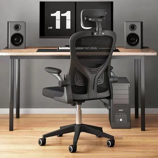 Chaise de diffusion en direct, chaise de bureau, chaise d'ordinateur, jeu, chaise confortable pour la maison avec dossier, chaise pivotante, chaise ergonomique