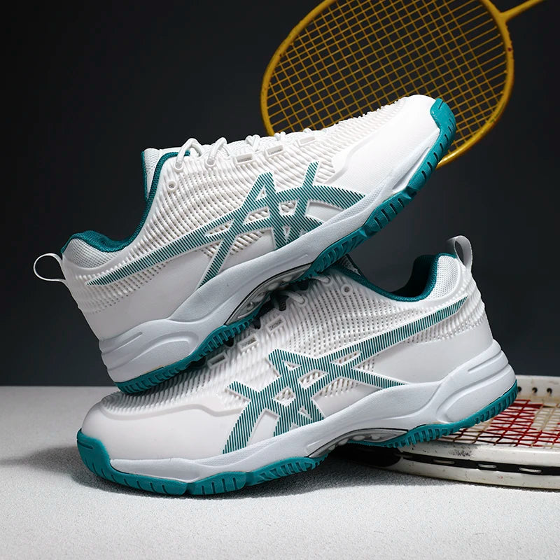 Herren Damen Badmintonschuhe Tischtennisschuhe für Volleyball Handball Sport-Sneaker rutschfest aus Mesh atmungsaktiv für das Training auf dem Spielfeld