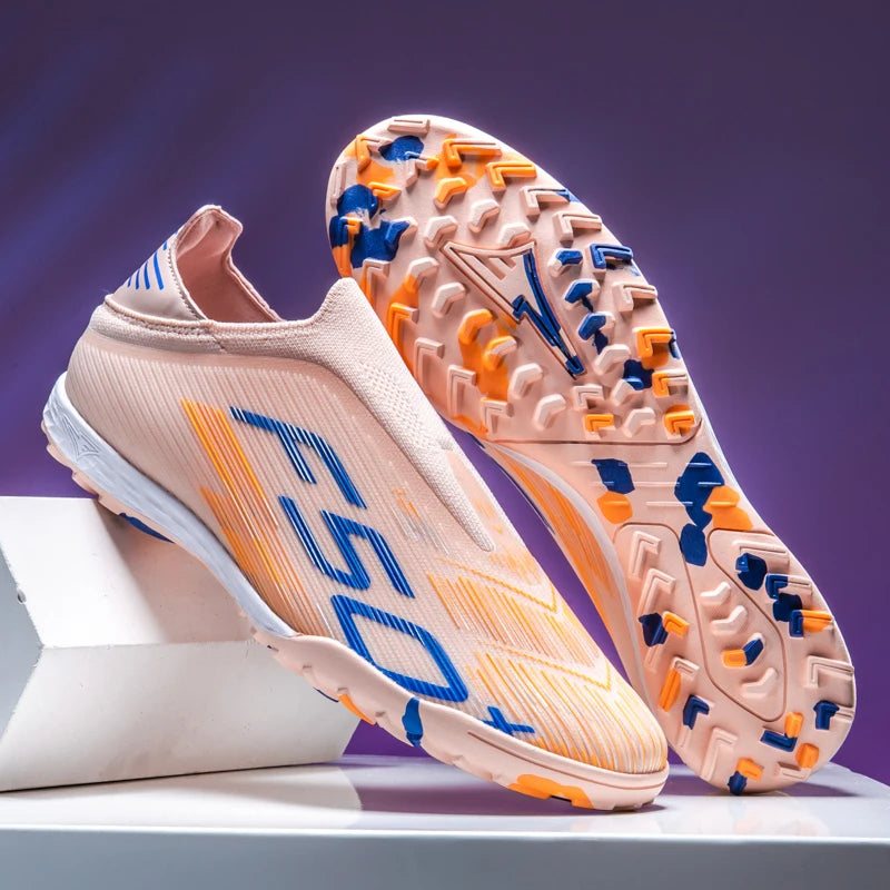 Men's Soccer Shoes Grass Football Boots Ultralight Sport Comfortable Indoor Cleats Non Slip Fg Turf Futsal Adult Non-Slip