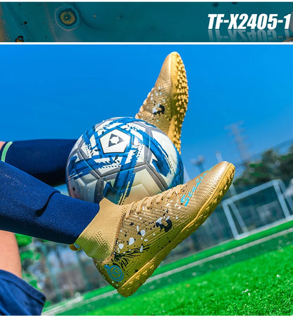 Men Professional Soccer Shoes Non-slip Football Boots Unisex Breathable Futsal Sports New Cleats Drop Shipping Ultralight