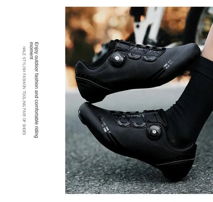 Unisex Cycling Shoes Road Bike Men Racing Self-Locking Speed Bicycle Sneakers Women Spd Cleats road Cycling Footwear