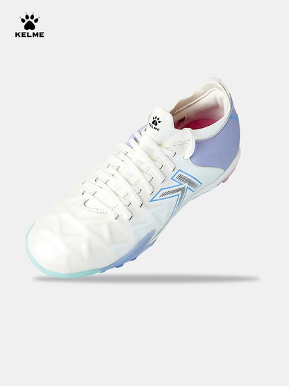 Chuteiras de treino Kelme para homem Tf Broken Nails, para relva artificial, antiderrapantes, para jovens, em pele de bezerro, para competição