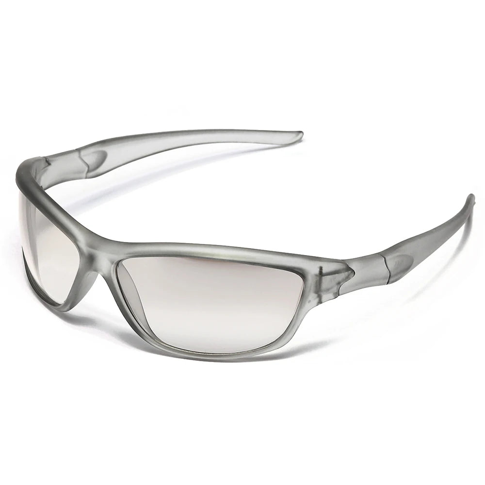Men's Silver Y2K Sunglasses Outdoor Cycling Sports Sun Glasses Women Vintage Shades Trendy Punk Goggle Eyewear 2000S Aesthetic