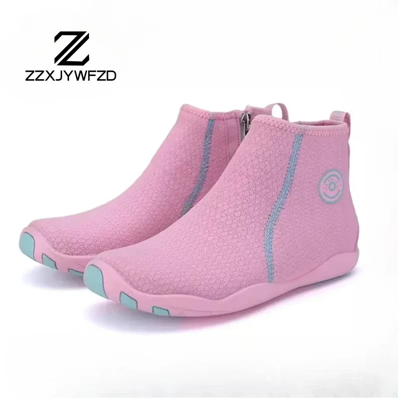 Sapatilhas aquáticas unissexo de cano alto para desporto ao ar livre, caminhada, travessias na água, natação, praia, fitness, mergulho e surf, estilo barefoot