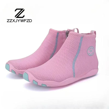 Sapatilhas aquáticas unissexo de cano alto para desporto ao ar livre, caminhada, travessias na água, natação, praia, fitness, mergulho e surf, estilo barefoot