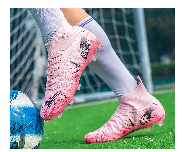 Sapatilhas de futebol profissional para homem, sapatilhas com pitões, sapatilhas de futebol originais, botas para campo de futebol de interior, treino em relva, TF/FG, ténis