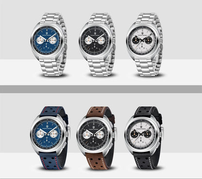 2026Pagani design watch luxury men's quartz watch speed men's chronograph top brand all-steel sapphire diving relógios masculino