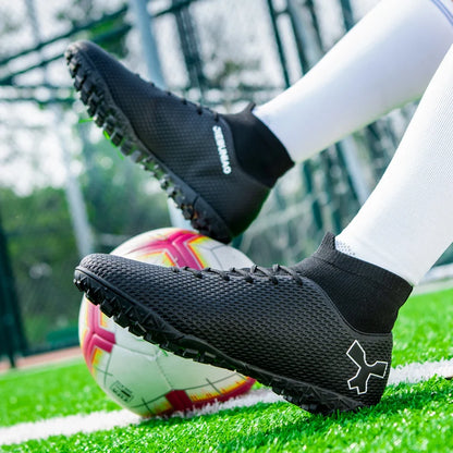Hoogwaardige voetbalschoenen voor heren, duurzame voetbalschoenen voor jongens, lichtgewicht voetbalschoenen voor kinderen, futsal-trainingsschoenen, voetbalschoenen met noppen