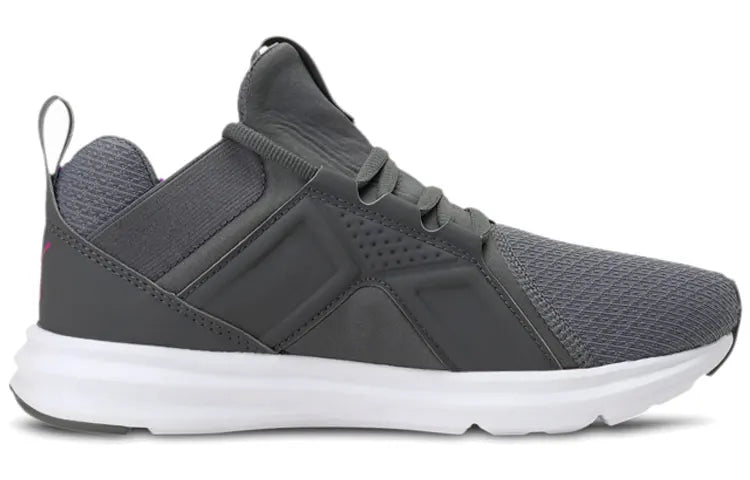 Chaussures de sport basses Puma Enzo, confortables, pour le quotidien, couleur gris et rouge, 189499-03