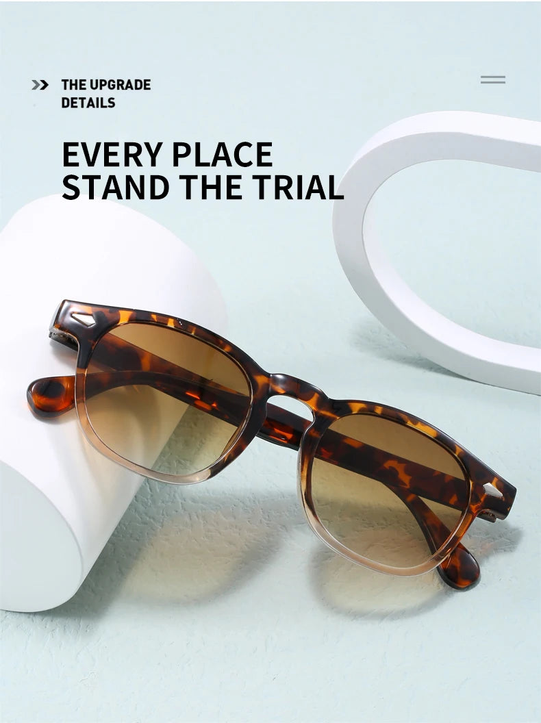 Vintage Oval Classic 4 Small Ding Stylish Decorative Sunglasses for Men and Women
