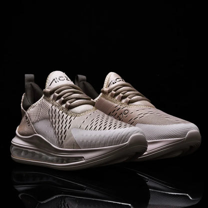 Baskets décontractées à coussin d'air pour hommes, chaussures de sport respirantes en maille absorbant les chocs, antidérapantes, résistantes à l'usure, chaussures de sport d'été